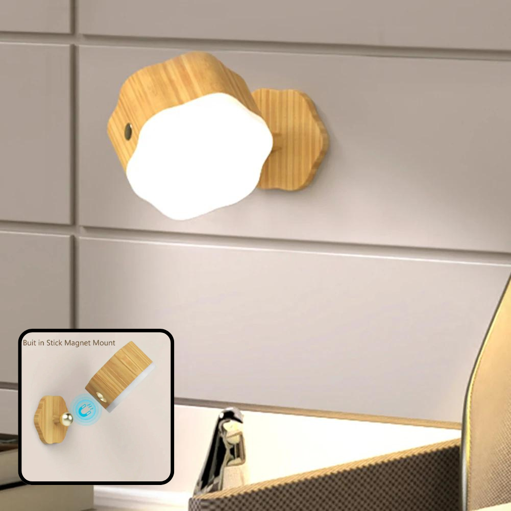 LED Wall Mounted Lights 2 Pcs, Wall Sconces Lamp 1000mAh Rechargeable Battery Operated, Dimmable Magnetic 360° Rotation Cordless Light for Bedroom Bedside Bathroom Light Trending Fathers Day kitchen lighting white wall lighting fixtures indoor (v2)