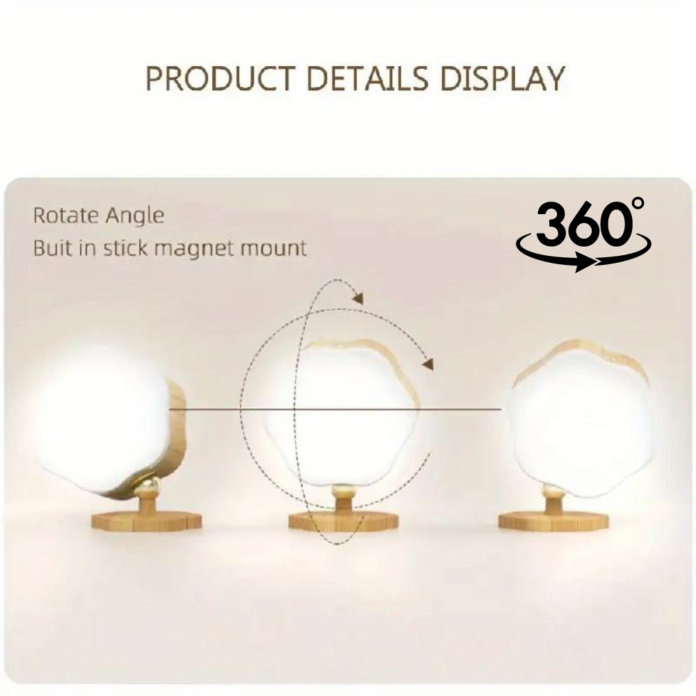 LED Wall Mounted Lights 2 Pcs, Wall Sconces Lamp 1000mAh Rechargeable Battery Operated, Dimmable Magnetic 360° Rotation Cordless Light for Bedroom Bedside Bathroom Light Trending Fathers Day kitchen lighting white wall lighting fixtures indoor (v2)